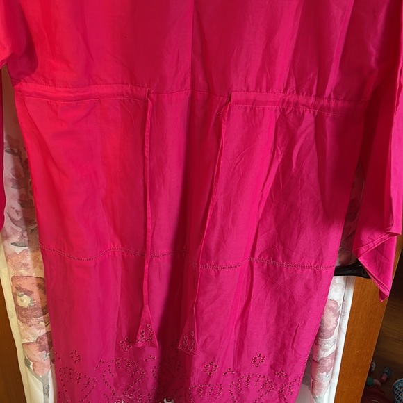 Loose long sleeves swimsuit cover up - Picture 3 of 4